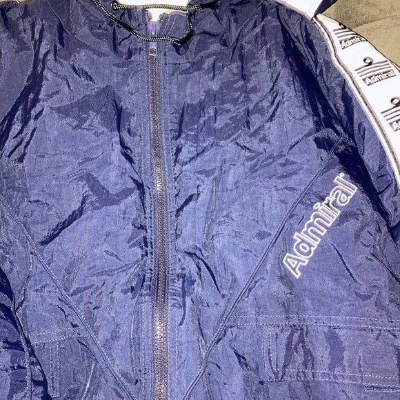 VTG Admiral 90’s Soccer Puffer Jacket M - Picture 2 of 8